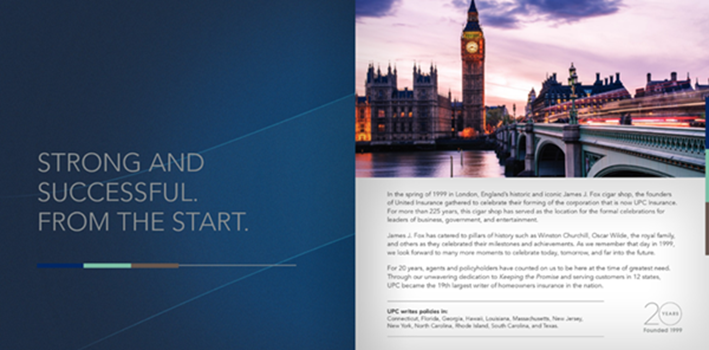 20 Years Of Service UPC Insurance